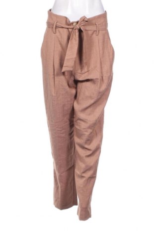 Дамски панталон Mango, Размер L, Цвят Кафяв, Цена 9,52 лв.