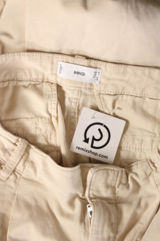 Дамски панталон Mango, Размер M, Цвят Бежов, Цена 91,20 лв.