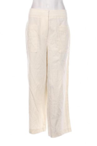 Γυναικείο παντελόνι Mango, Μέγεθος L, Χρώμα Εκρού, Τιμή 23,58 €