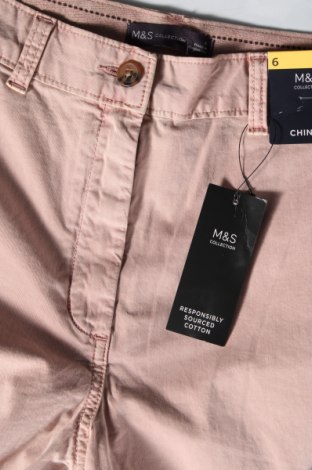Γυναικείο παντελόνι Marks & Spencer, Μέγεθος XS, Χρώμα Ρόζ , Τιμή 7,99 €