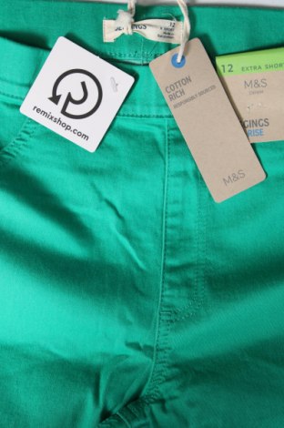 Γυναικείο παντελόνι Marks & Spencer, Μέγεθος M, Χρώμα Πράσινο, Τιμή 12,14 €