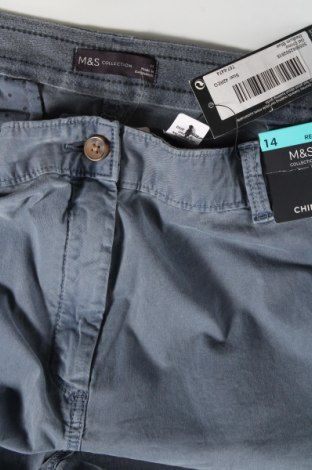 Pantaloni de femei Marks & Spencer, Mărime L, Culoare Albastru, Preț 83,62 Lei