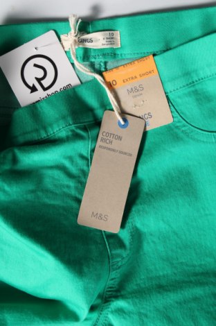 Dámske nohavice Marks & Spencer, Veľkosť XS, Farba Zelená, Cena  31,96 €