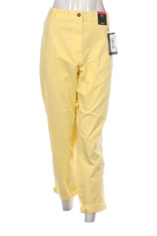 Damskie spodnie Marks & Spencer, Rozmiar XL, Kolor Żółty, Cena 51,23 zł
