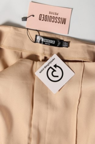 Γυναικείο παντελόνι Missguided, Μέγεθος M, Χρώμα  Μπέζ, Τιμή 13,28 €