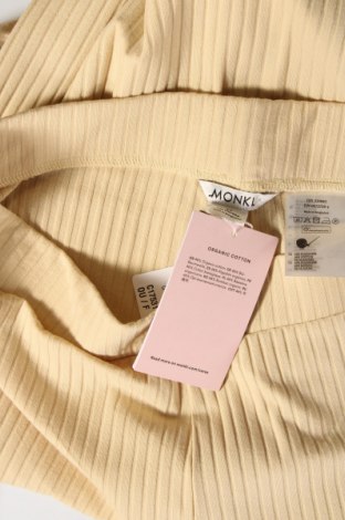 Дамски панталон Monki, Размер M, Цвят Бежов, Цена 24,08 лв.