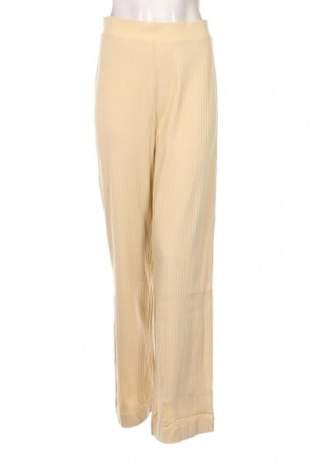 Pantaloni de femei Monki, Mărime M, Culoare Bej, Preț 66,32 Lei