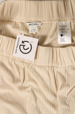 Dámské kalhoty  Monki, Velikost L, Barva Béžová, Cena  341,00 Kč
