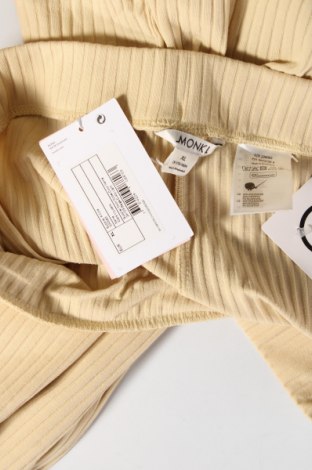 Γυναικείο παντελόνι Monki, Μέγεθος XL, Χρώμα  Μπέζ, Τιμή 12,70 €