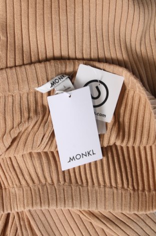 Дамски панталон Monki, Размер XL, Цвят Бежов, Цена 24,08 лв.