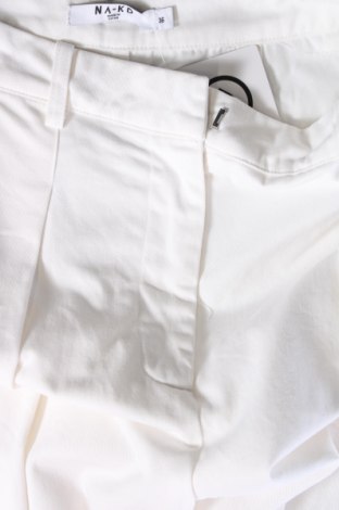 Pantaloni de femei NA-KD, Mărime S, Culoare Alb, Preț 305,92 Lei