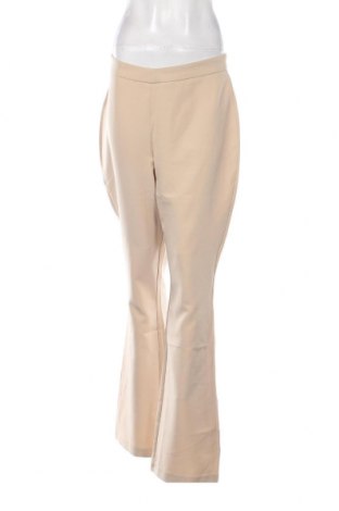 Pantaloni de femei NA-KD, Mărime L, Culoare Bej, Preț 45,89 Lei