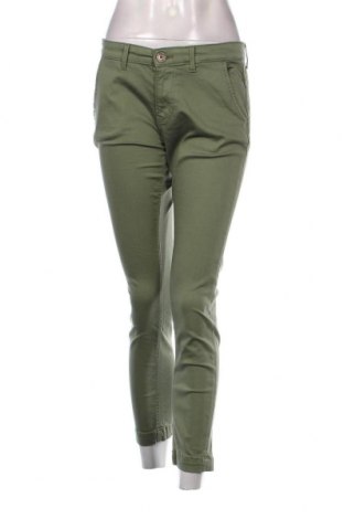 Дамски панталон Pepe Jeans, Размер S, Цвят Зелен, Цена 156,00 лв.