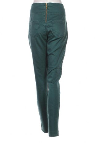Дамски панталон Pieces, Размер L, Цвят Зелен, Цена 34,38 лв.