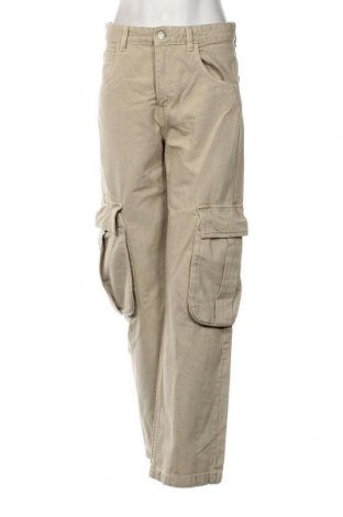 Дамски панталон Pull&Bear, Размер S, Цвят Бежов, Цена 13,63 лв.