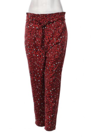 Дамски панталон Pull&Bear, Размер XL, Цвят Червен, Цена 17,40 лв.