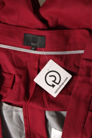 Damskie spodnie Pulz Jeans, Rozmiar XL, Kolor Czerwony, Cena 131,14 zł