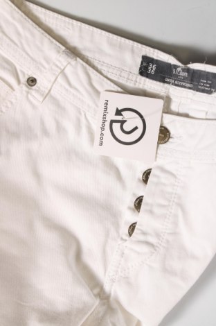 Pantaloni de femei S.Oliver, Mărime M, Culoare Alb, Preț 56,55 Lei