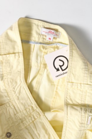 Дамски панталон S.Oliver, Размер S, Цвят Жълт, Цена 22,17 лв.