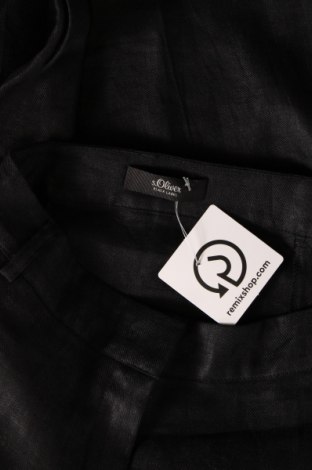 Дамски панталон S.Oliver Black Label, Размер S, Цвят Черен, Цена 68,00 лв.