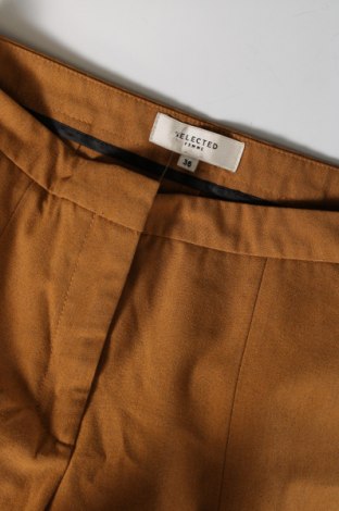 Дамски панталон Selected Femme, Размер S, Цвят Жълт, Цена 29,70 лв.
