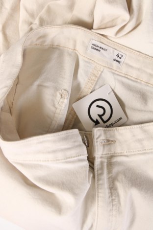 Pantaloni de femei Sinsay, Mărime L, Culoare Ecru, Preț 133,86 Lei