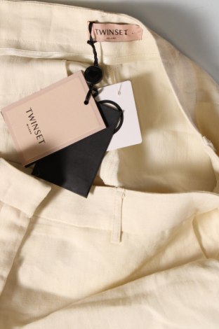 Γυναικείο παντελόνι TWINSET, Μέγεθος M, Χρώμα  Μπέζ, Τιμή 96,89 €