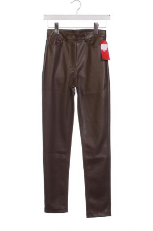 Дамски панталон Tally Weijl, Размер XS, Цвят Кафяв, Цена 22,08 лв.