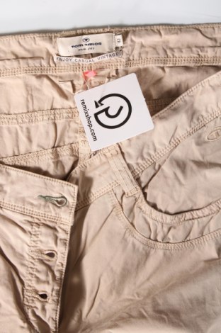 Дамски панталон Tom Tailor, Размер L, Цвят Бежов, Цена 6,15 лв.
