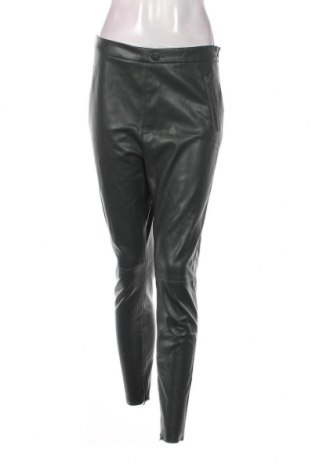 Дамски панталон Zara, Размер L, Цвят Зелен, Цена 39,10 лв.