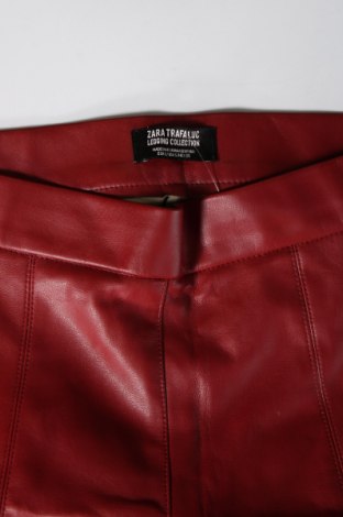 Dámské kalhoty  Zara, Velikost S, Barva Červená, Cena  346,00 Kč