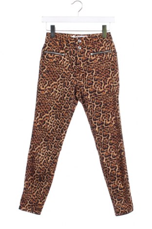 Дамски панталон Zara, Размер XS, Цвят Кафяв, Цена 16,23 лв.