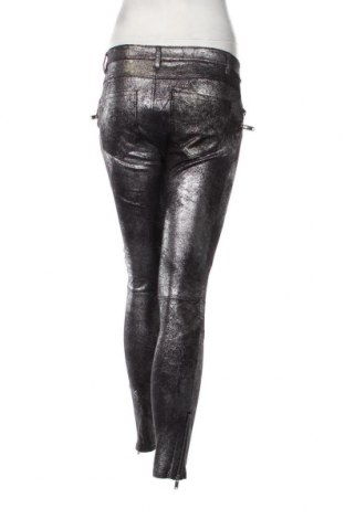 Дамски панталон Zara, Размер M, Цвят Сребрист, Цена 36,99 лв.