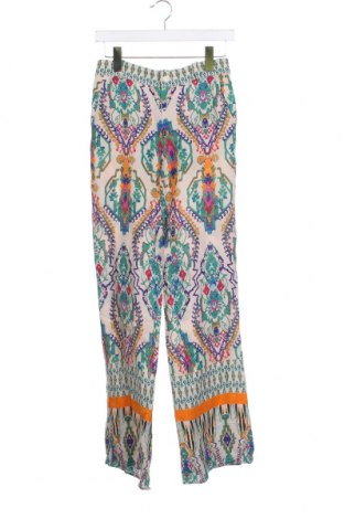Дамски панталон Zara, Размер XS, Цвят Многоцветен, Цена 46,58 лв.