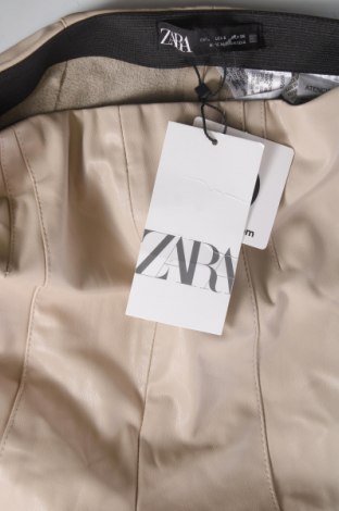 Pantaloni de femei Zara, Mărime S, Culoare Bej, Preț 94,90 Lei