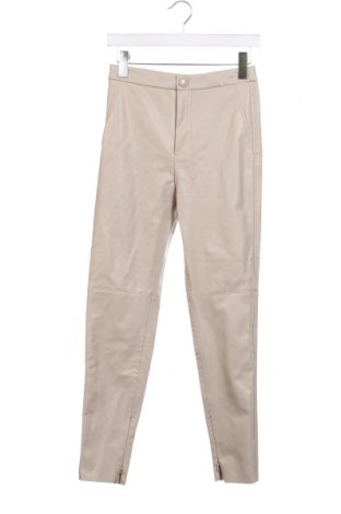 Дамски панталон Zara, Размер S, Цвят Бежов, Цена 15,39 лв.