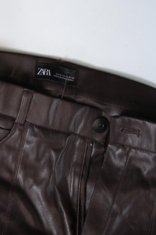 Dámské kalhoty  Zara, Velikost S, Barva Hnědá, Cena  125,00 Kč