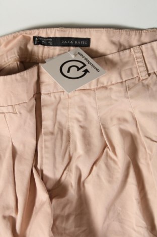 Pantaloni de femei Zara, Mărime S, Culoare Roz, Preț 31,05 Lei