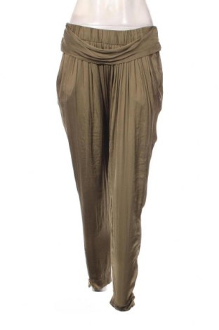 Дамски панталон Zara, Размер M, Цвят Зелен, Цена 27,37 лв.