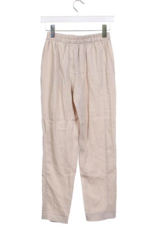 Дамски панталон Zara, Размер XS, Цвят Бежов, Цена 37,16 лв.