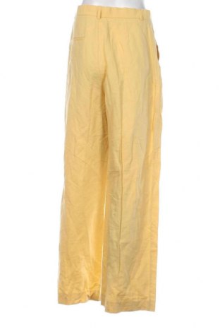 Pantaloni de femei Zara, Mărime M, Culoare Galben, Preț 88,82 Lei