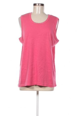 Γυναικείο αμάνικο μπλουζάκι Adagio, Μέγεθος XXL, Χρώμα Ρόζ , Τιμή 7,00 €