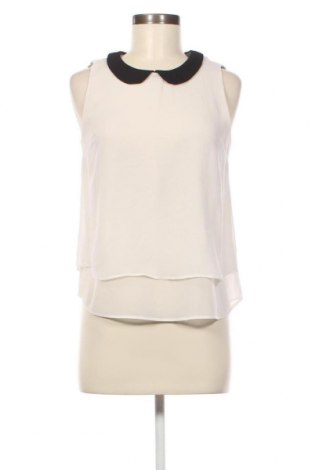 Γυναικείο αμάνικο μπλουζάκι Bershka, Μέγεθος M, Χρώμα Λευκό, Τιμή 4,20 €