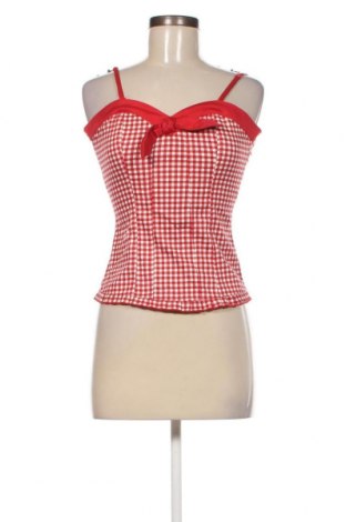 Γυναικείο αμάνικο μπλουζάκι Bershka, Μέγεθος M, Χρώμα Κόκκινο, Τιμή 3,29 €
