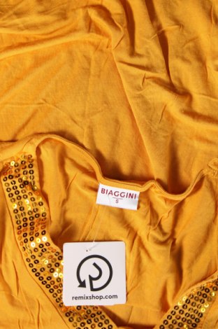 Γυναικείο αμάνικο μπλουζάκι Biaggini, Μέγεθος S, Χρώμα Κίτρινο, Τιμή 7,67 €