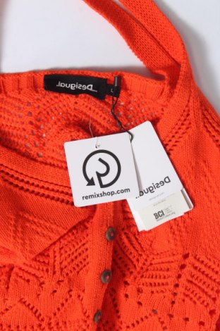 Γυναικείο αμάνικο μπλουζάκι Desigual, Μέγεθος L, Χρώμα Κόκκινο, Τιμή 12,78 €