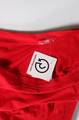 Γυναικείο αμάνικο μπλουζάκι Edc By Esprit, Μέγεθος M, Χρώμα Κόκκινο, Τιμή 7,00 €