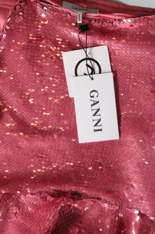 Γυναικείο αμάνικο μπλουζάκι Ganni, Μέγεθος M, Χρώμα Ρόζ , Τιμή 22,27 €