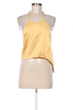 Damska koszulka na ramiączkach Glamour, Rozmiar XL, Kolor Żółty, Cena 55,97 zł
