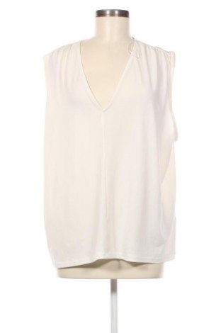 Γυναικείο αμάνικο μπλουζάκι H&M, Μέγεθος XL, Χρώμα Λευκό, Τιμή 4,20 €